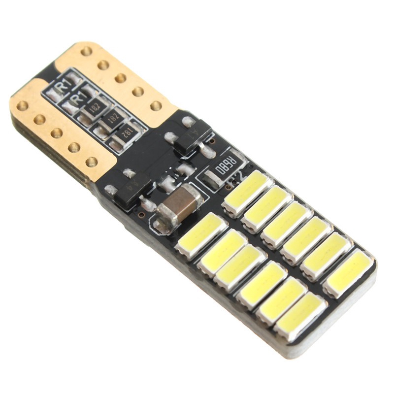 Đèn lùi chiếu sáng T10 4014+ chip LED CANBUS dùng cho xe hơi