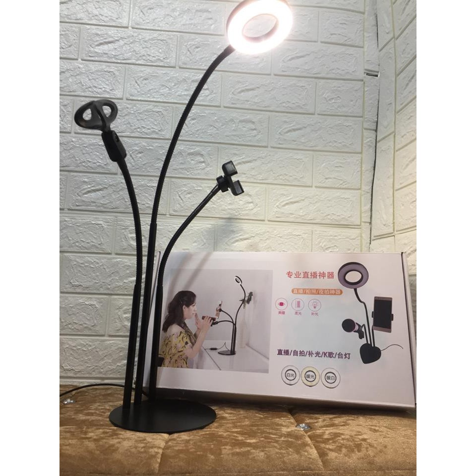 [FREESHIP] Bộ Livestream 3 Trong 1, kiêm Đèn Đọc Sách 3 Chế Độ Siêu Bền (Hàng loại 1) | BigBuy360 - bigbuy360.vn