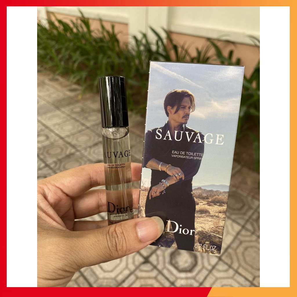 Nước Hoa Nam mini giá rẻ Sauvage 20ml thơm lâu