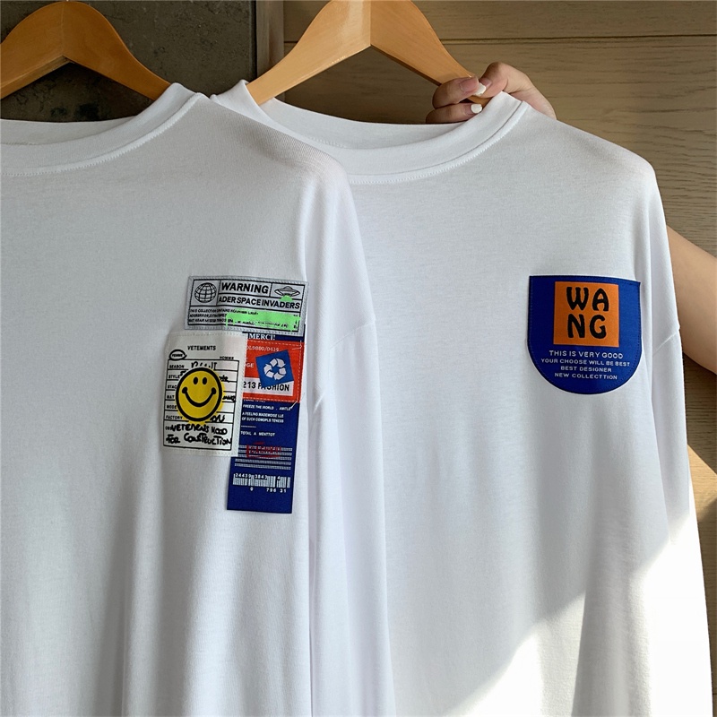 SUXI Áo thun tay dài dáng rộng thiết kế mới thời trang mùa thu theo phong cách hàn quốc cho nữ