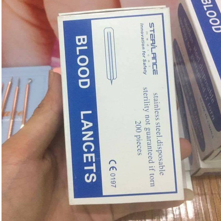 Kim lễ mụn/ Kim chích mụn/ Kim lấy máu LANCET/ Sét 5 cây | BigBuy360 - bigbuy360.vn