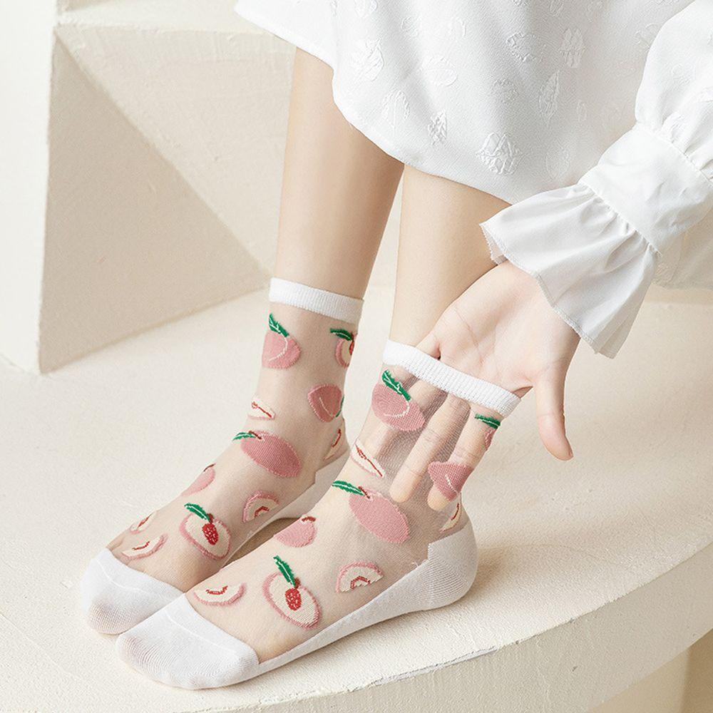 SOMEDAYZL Tất Lụa Thời Trang Mùa Hè Phong Cách Lolita Dành Cho Nữ