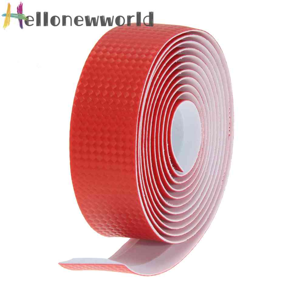 Băng Quấn Ghi Đông Xe Đạp Màu Đen + 2 Dây Cột Bằng Sợi Carbon