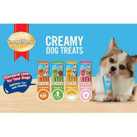 Súp thưởng cho chó Smart heart creamy dogtreats 15g, kem dinh dưỡng cún Con Mèo Xiêm+D334C424:C487+D33+C424:C487