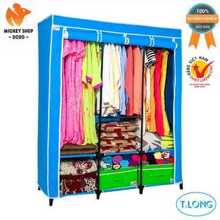[ BẾN ĐẸP ] Tủ Vải Thanh Long 14 TVAI14 132 x 46 x 160cm
