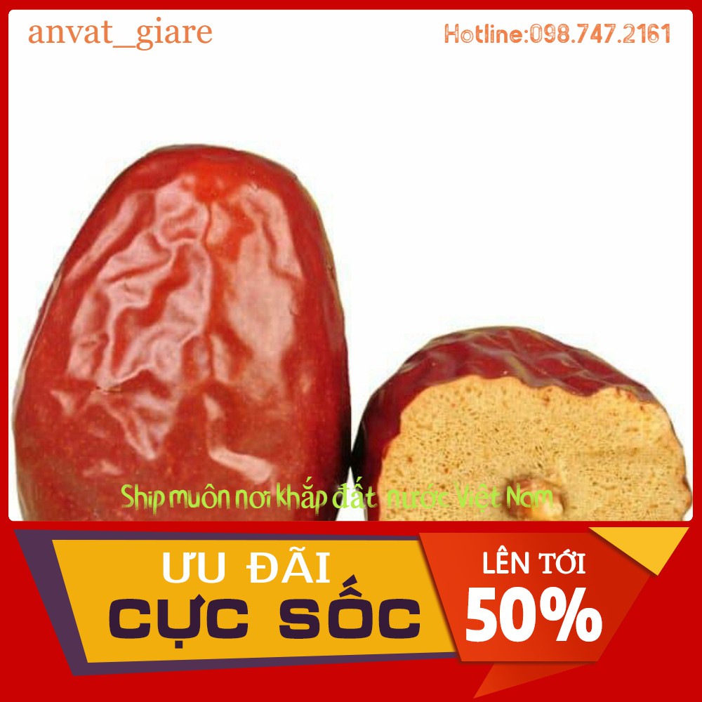 100g Táo đỏ thái lát khô