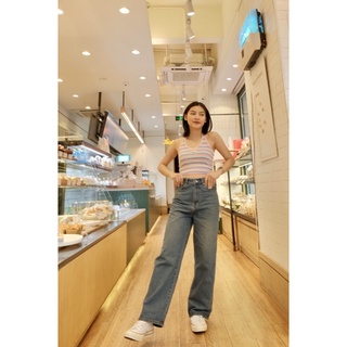 Quần jeans dài - ống rộng