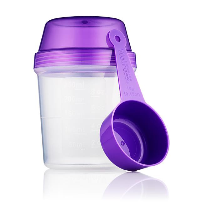 Hộp lắc wellness Purple Shaker and Scoop