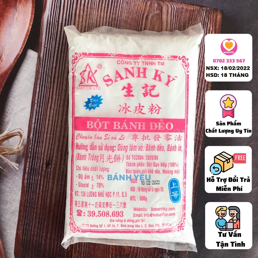 Bột bánh dẻo Sanh Ký Đặc Biệt 500g - NL12A
