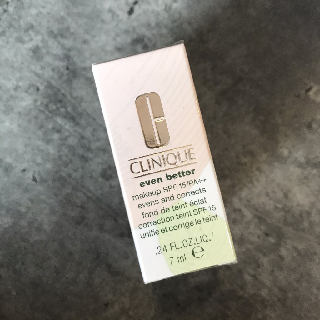 Kem Nền Dạng Lỏng Clinique Even Better Makeup SPF15 PA++ Evens And Corrects 7ml | BigBuy360 - bigbuy360.vn