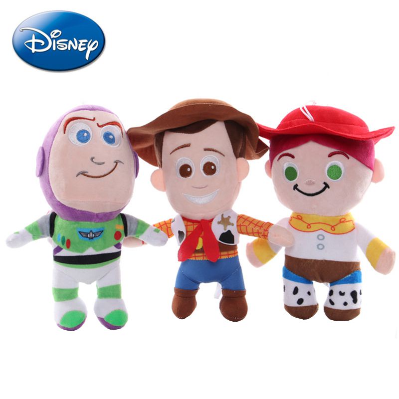 Disney Móc Khóa Hình Nhân Vật Toy Story 4 Woody Jessie Buzz Lightyear 15-25cm