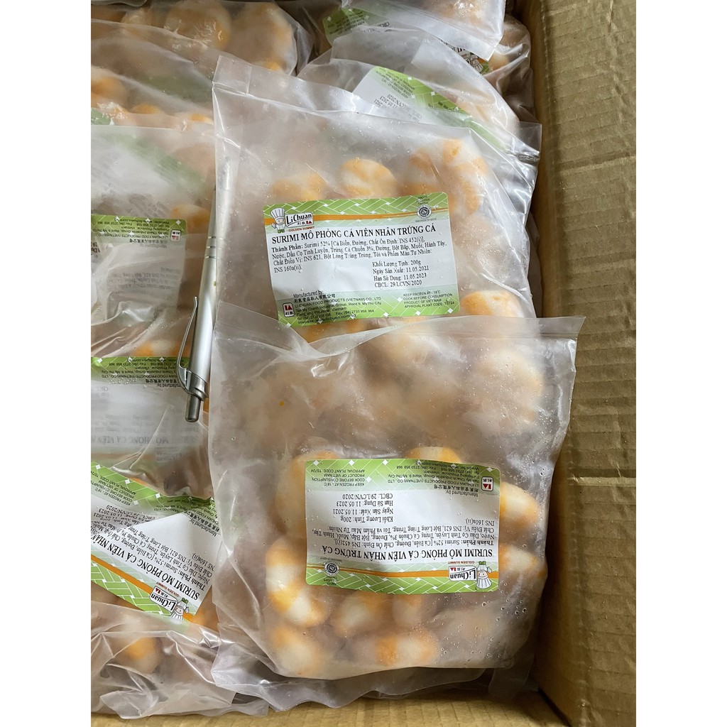 CÁ VIÊN NHÂN TRỨNG CÁ  Hàng chất lương tiêu chuẩn Singapore