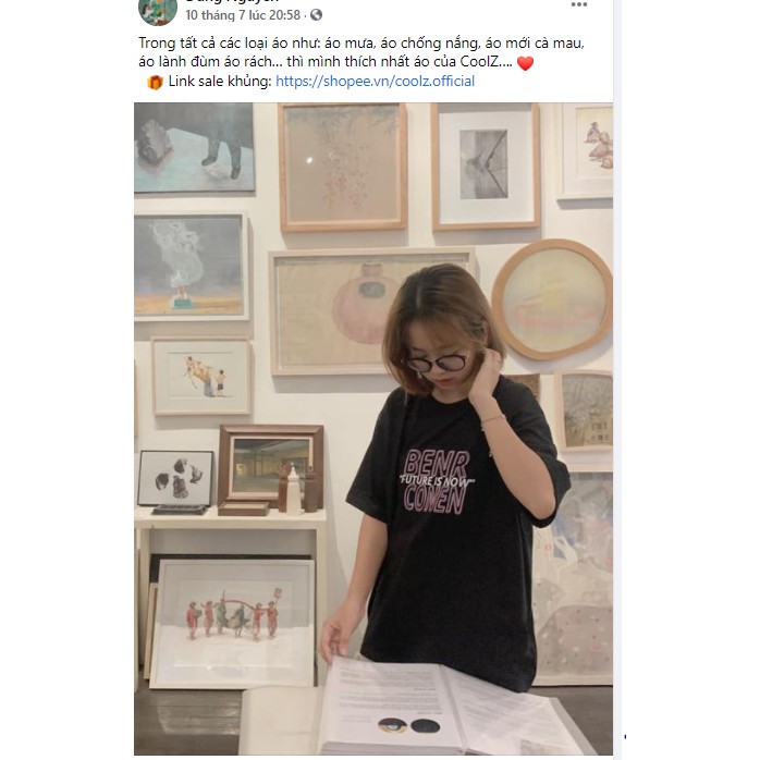 Áo thun tay lỡ CoolZ phông Unisex nam nữ Cotton oversize form rộng Ben Conen CZ070