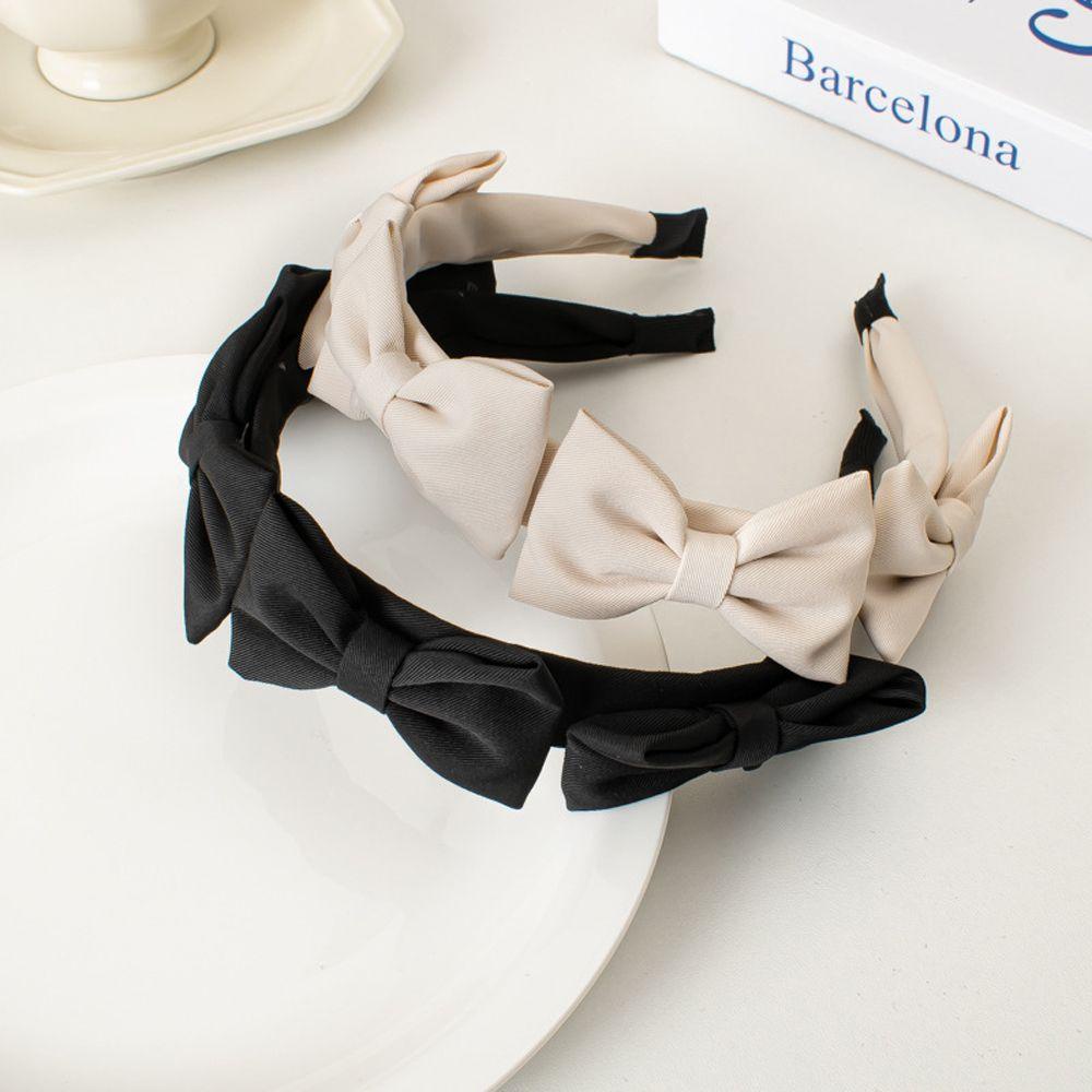 ANEMONE Băng Đô Nơ Cài Tóc Rửa Mặt Trang Điểm Tiệc Tùng Thời Trang Phong Cách Hàn Quốc