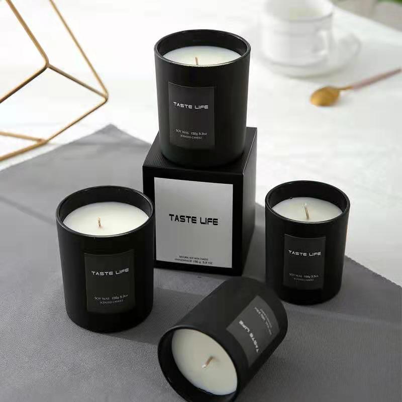 Ly Cốc Đựng Nến thơm Nắp Gỗ 200ml Handmade