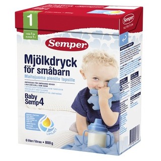 Sữa Semper dành cho bé trên 1 tuổi,Thụy Điển ,800g