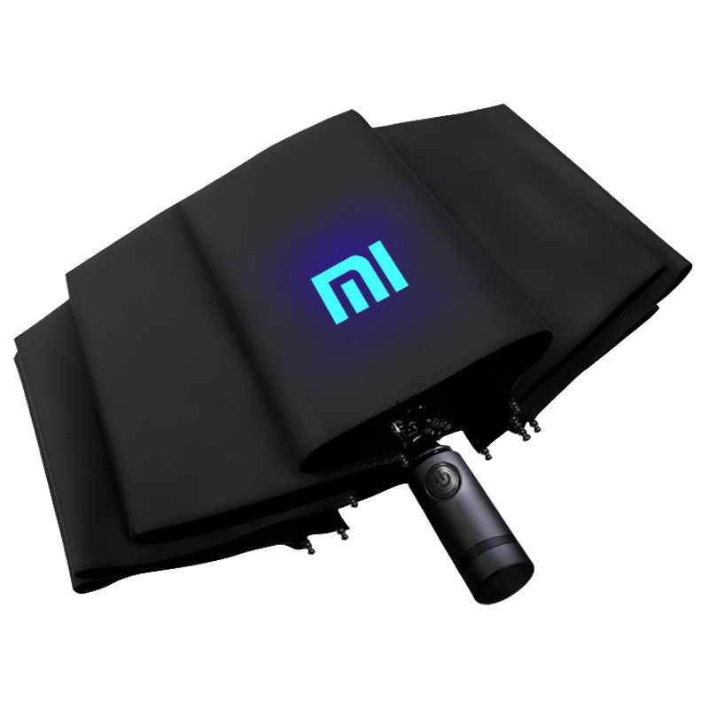 Chiêc du Ô đi mưa mở/đóng tự động XIAOMI cao cấp bản đặc biệt có logo huỳnh quang logo