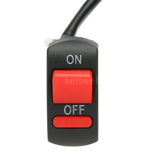 S&W Universal Motorcycle ATV Bike Handlebar Light Switch ON OFF Button