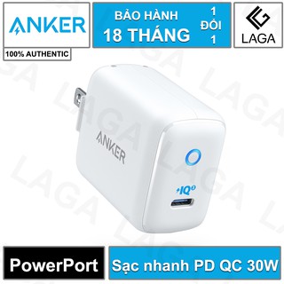 Cốc Sạc Anker PowerPort III Mini USB-C PowerIQ 3.0 30W A2615