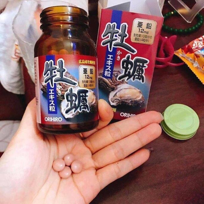 {Mẫu mới} Tinh chất hàu tươi Orihiro new oyster extract 120 viên hỗ trợ tăng cường sinh lý nam