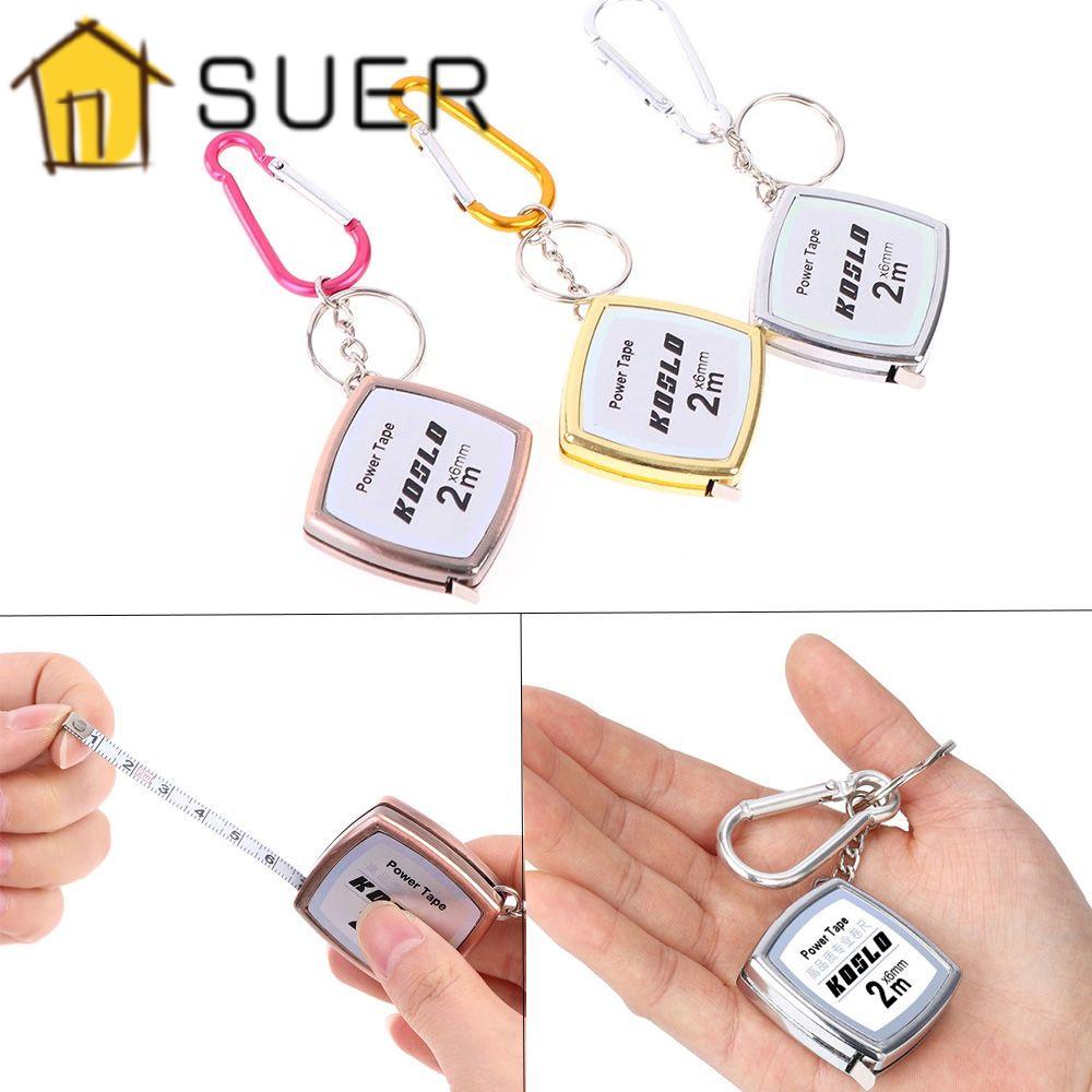 Thước Đo Mini 2 Mét Có Móc Khóa Tiện Dụng Cho Gia Đình