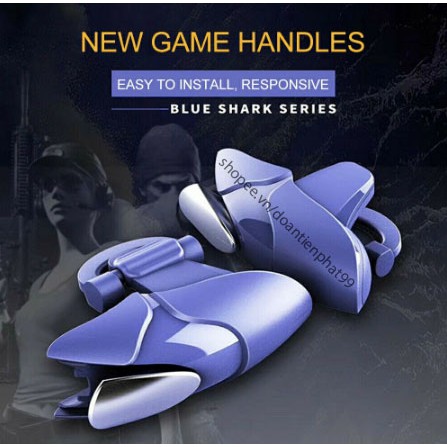 Nút bắn PUBG chính hãng Blue Shark, bộ 2 nút chơi game PUBG | BigBuy360 - bigbuy360.vn
