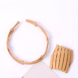 Băng Đô Gấp Gọn Co Giãn Xinh Xắn Bờm Tóc Gấp Gọn