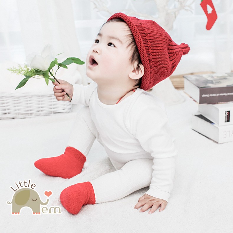 Tất cho bé kiểu dáng Hàn Quốc _ Christmas set (3 màu)