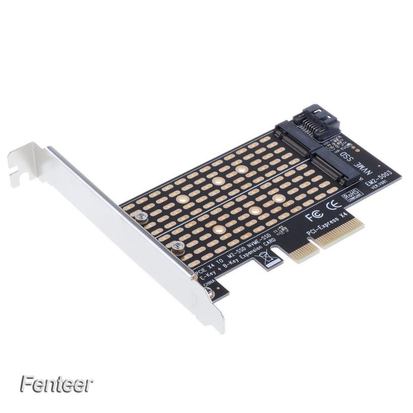 [FENTEER] M.2 NVME to PCI-E 3.0 X4 SSD Adapter Converter M-Key Extention Card