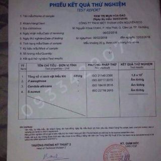 Kem mụn hoa đào homemade