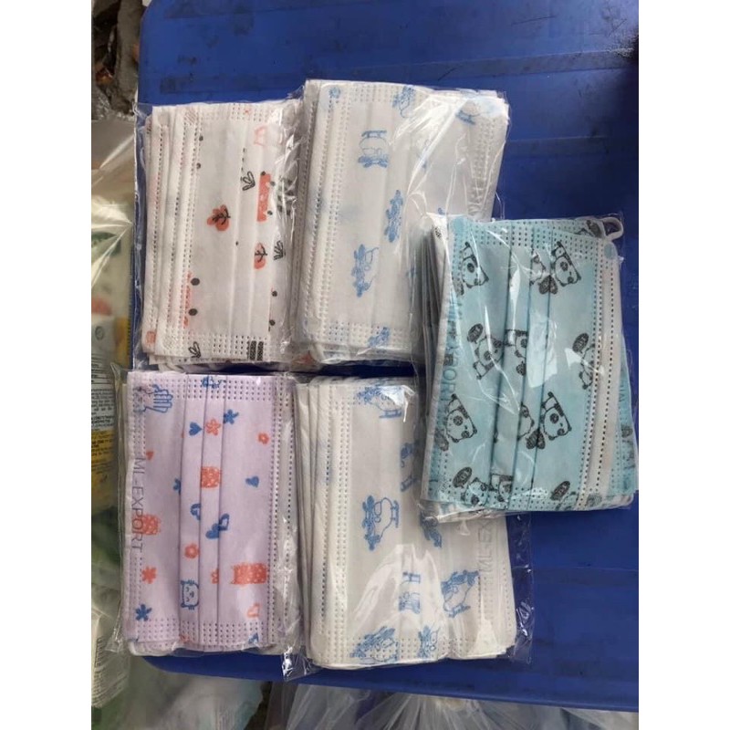 HỘP 50c KHẨU TRANG TRẺ EM KHÁNG KHUẨN 3 LỚP MINH LỘC | BigBuy360 - bigbuy360.vn
