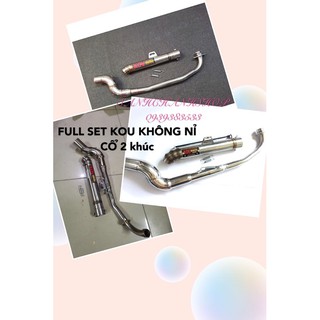Full set pô kou không nỉ cổ 2 khúc dream wave sirius cub chaly ex50 si50