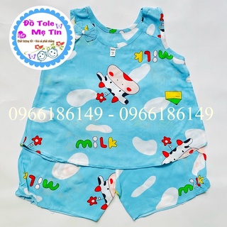 Đồ tole sát nách bé gái size 2