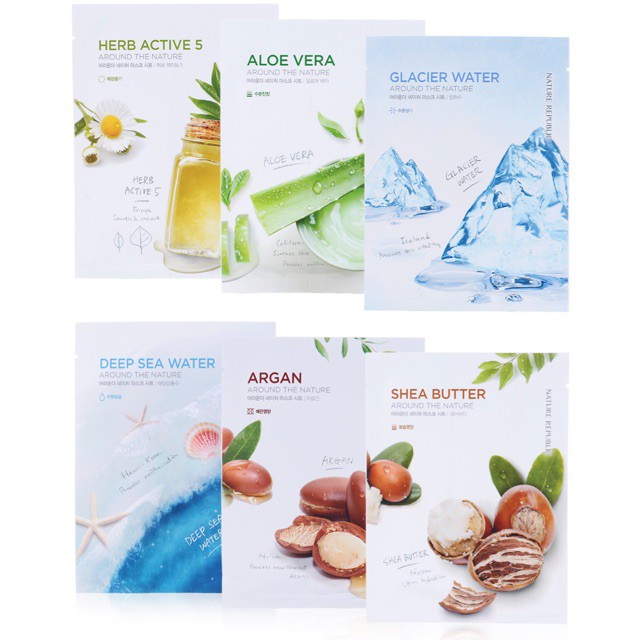 Mặt nạ giấy Around The Nature Mask Sheet
