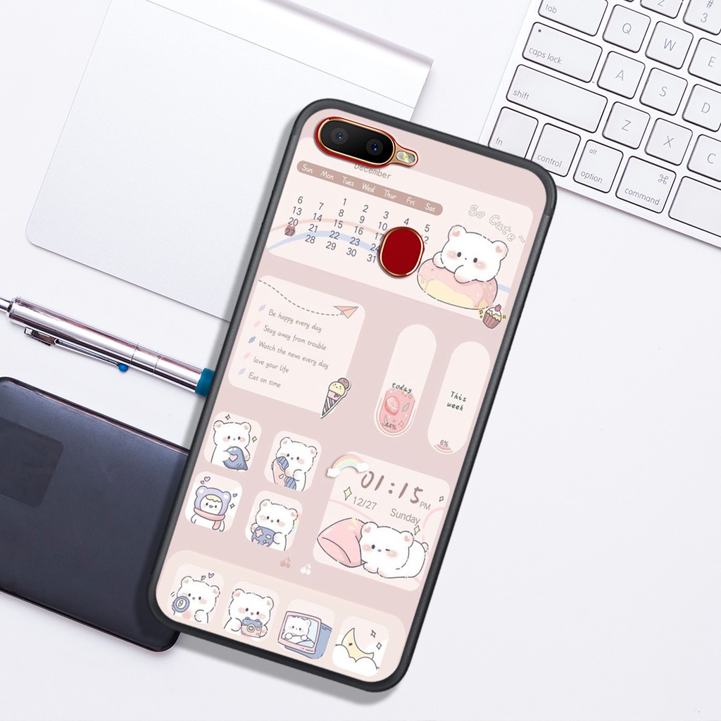 Ốp Lưng OPPO A5S - A7 - A12 - F9 , In Hình Sinh Động, Dễ Thương, Màu Sắc Cá Tính..