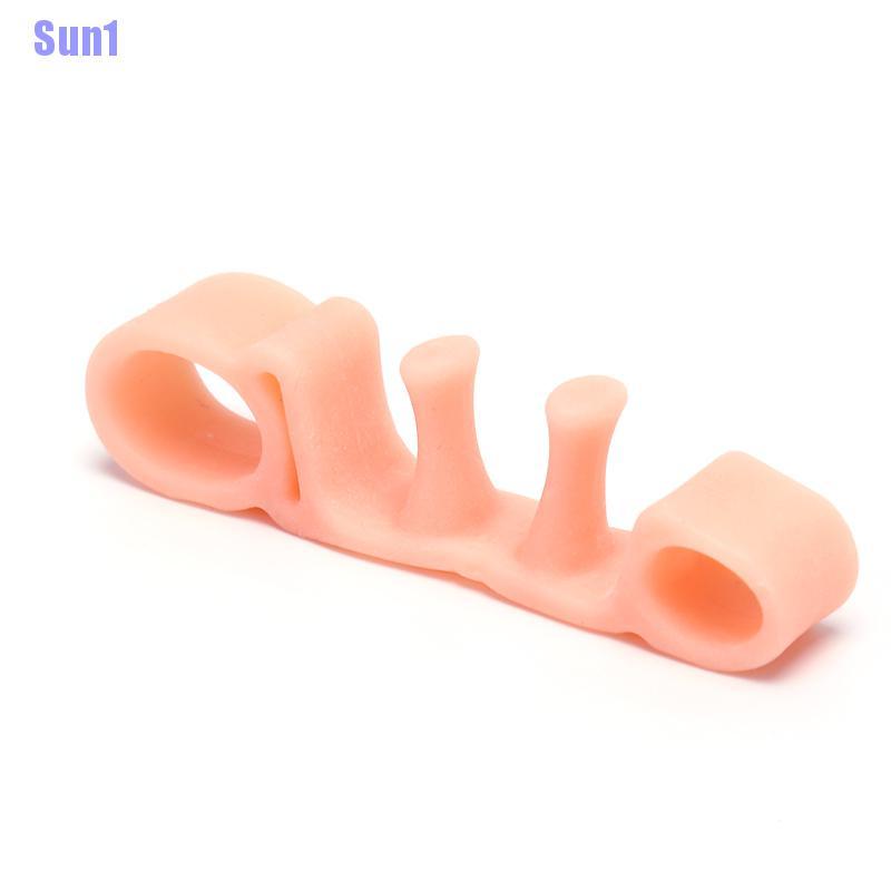 (Hàng Mới Về) 1 Cặp Dụng Cụ Tách Ngón Chân Bằng Silicon Giúp Điều Chỉnh Và Chăm Sóc