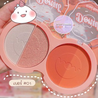 Bảng donut phấn má và highlight
