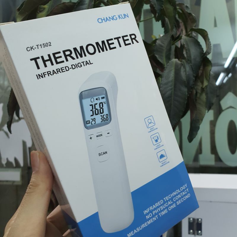 Nhiệt Kế Điện Tử Hồng Ngoại Đo Trán Chang Kun Thermometer infrared digital - Đông Anh Pharmart