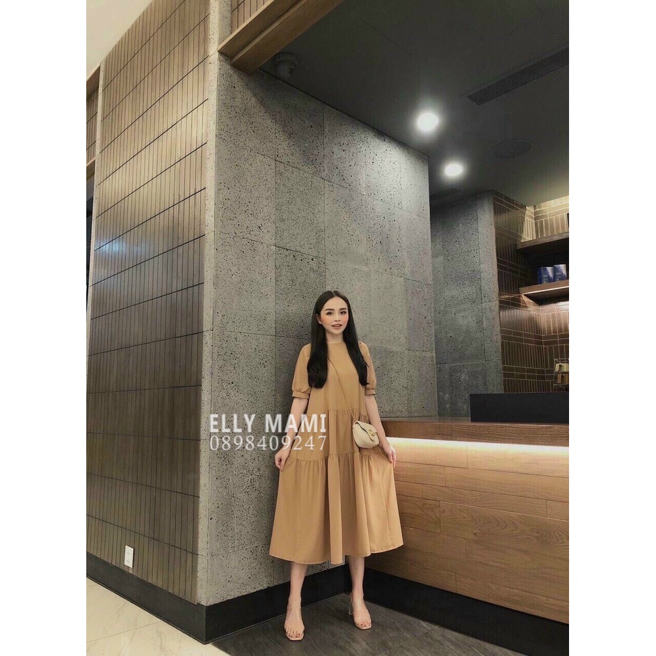 Đầm Thun Bầu , Đầm Thun Suông BabyDoll From Dài Thiết Kế Cao Cấp