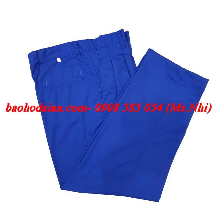 Quần Áo Công Nhân Vải Kaki 65/35- Màu cam, Màu Xanh Dương ( Ảnh Thật)