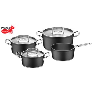 Bộ Nồi 4 Món Fissler Luno Black