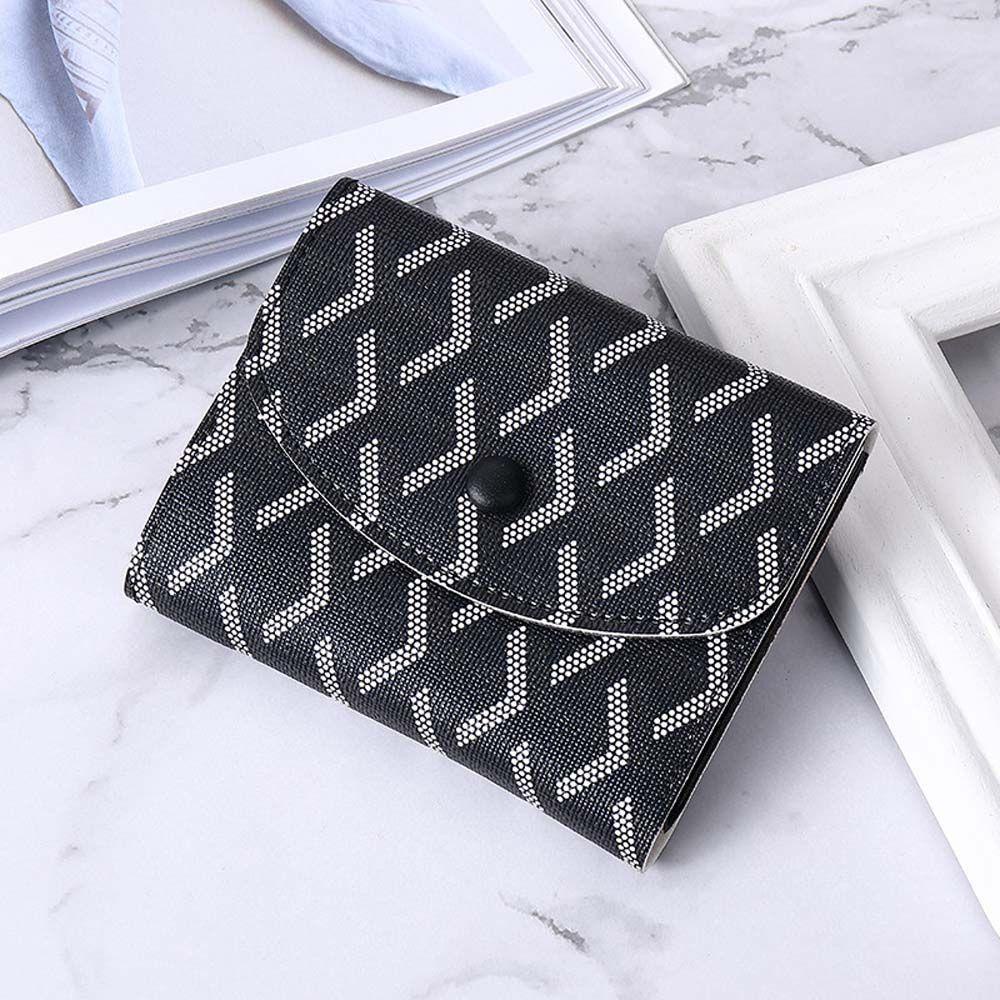 FORBETTER Ví Đựng Tiền Xu Họa Tiết Caro Phong Cách Retro Cho Nữ Giá Đỡ