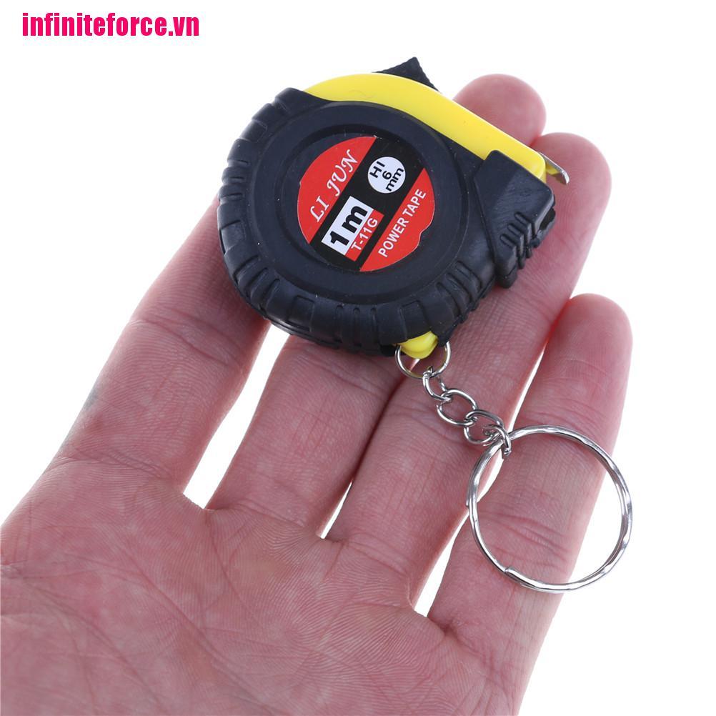 Thước Dây Nhựa 1m Kèm Chìa Khóa Tiện Lợi