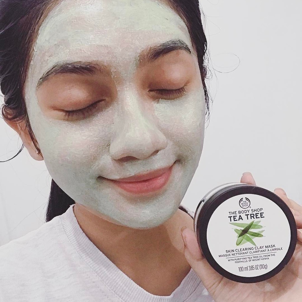 Mặt Nạ Đất Sét The Body Shop Tea Tree Skin Clearing Clay Mask 100ML