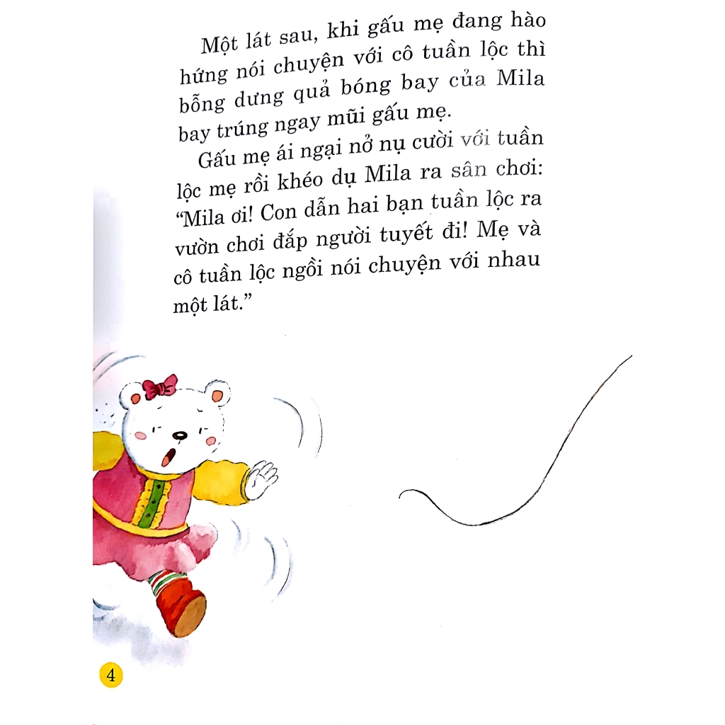 Sách - Những Bài Học An Toàn Cùng Gấu Mila - Học Cách Tiếp Khách Đến Chơi Nhà