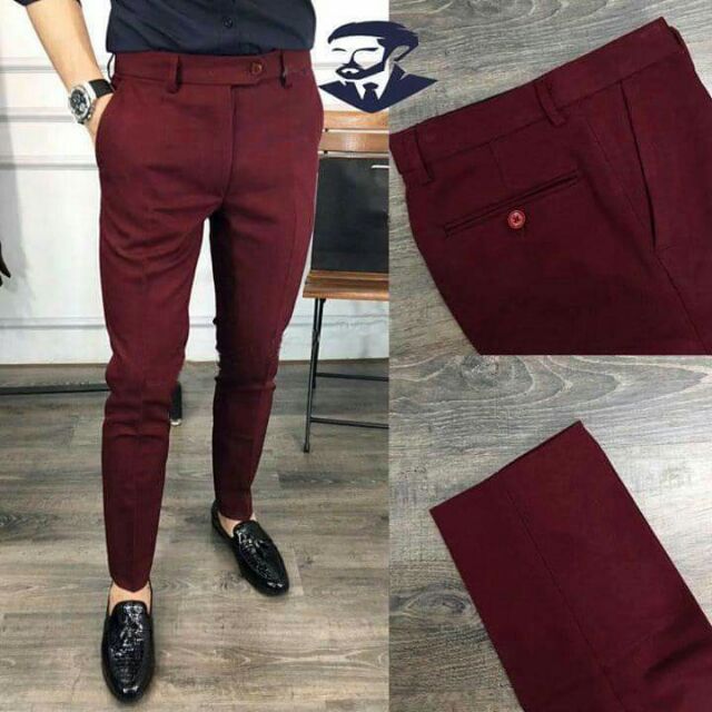 Quần âu nam đen công sở form đẹp, chất Kate Hàn co dãn nhẹ | BigBuy360 - bigbuy360.vn