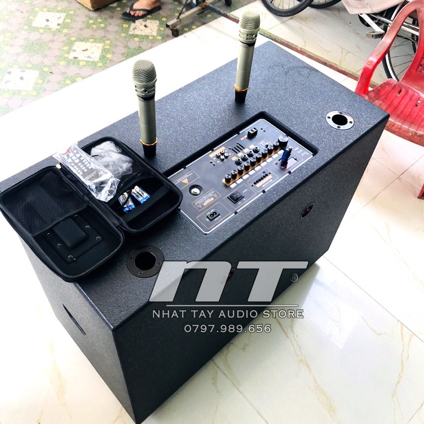 Dàn loa kéo karaoke di động công suất lớn  JBL 4044