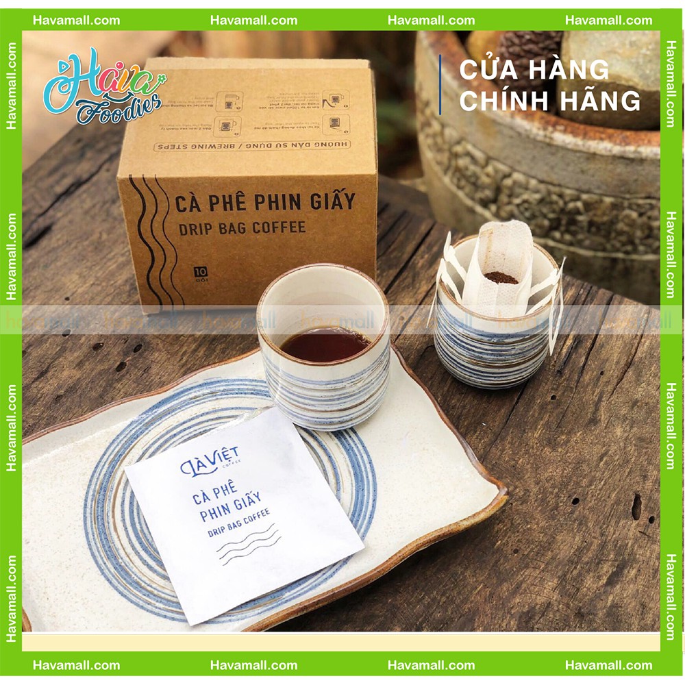 [HÀNG CHÍNH HÃNG] Cà Phê Phin Giấy Là Việt Hộp 100gr - Drip Bag Coffee