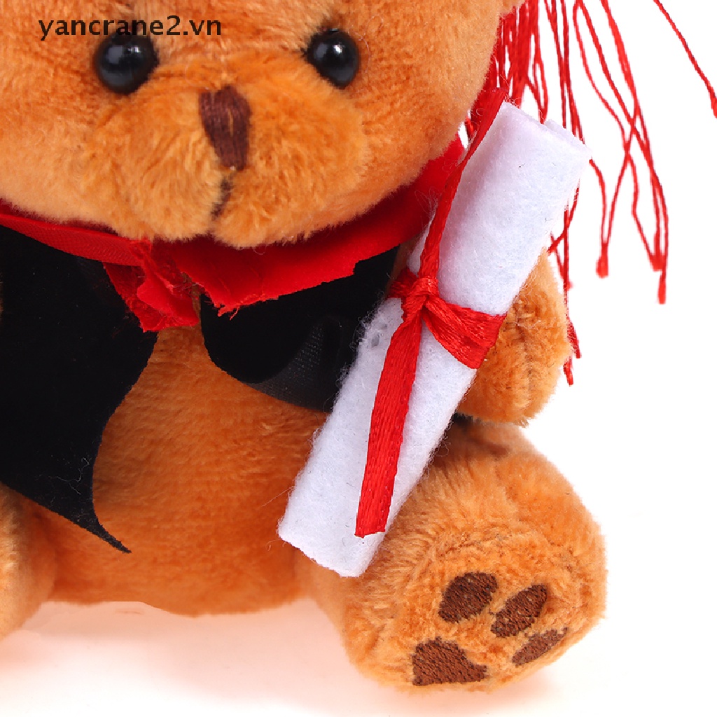 Móc Khóa Hình Gấu Bông Mini 10cm Dễ Thương {yancrane2.vn}