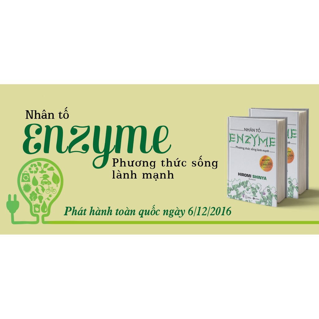 Sách - Nhân tố enzyme - Phương thức sống lành mạnh [Thái Hà Books]